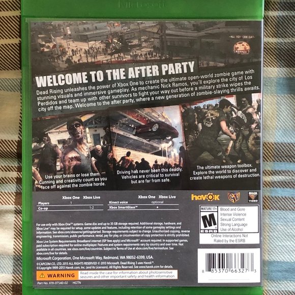 SOLD! Microsoft Dead Rising 3 for XBOX ONE - Picture 2 of 2